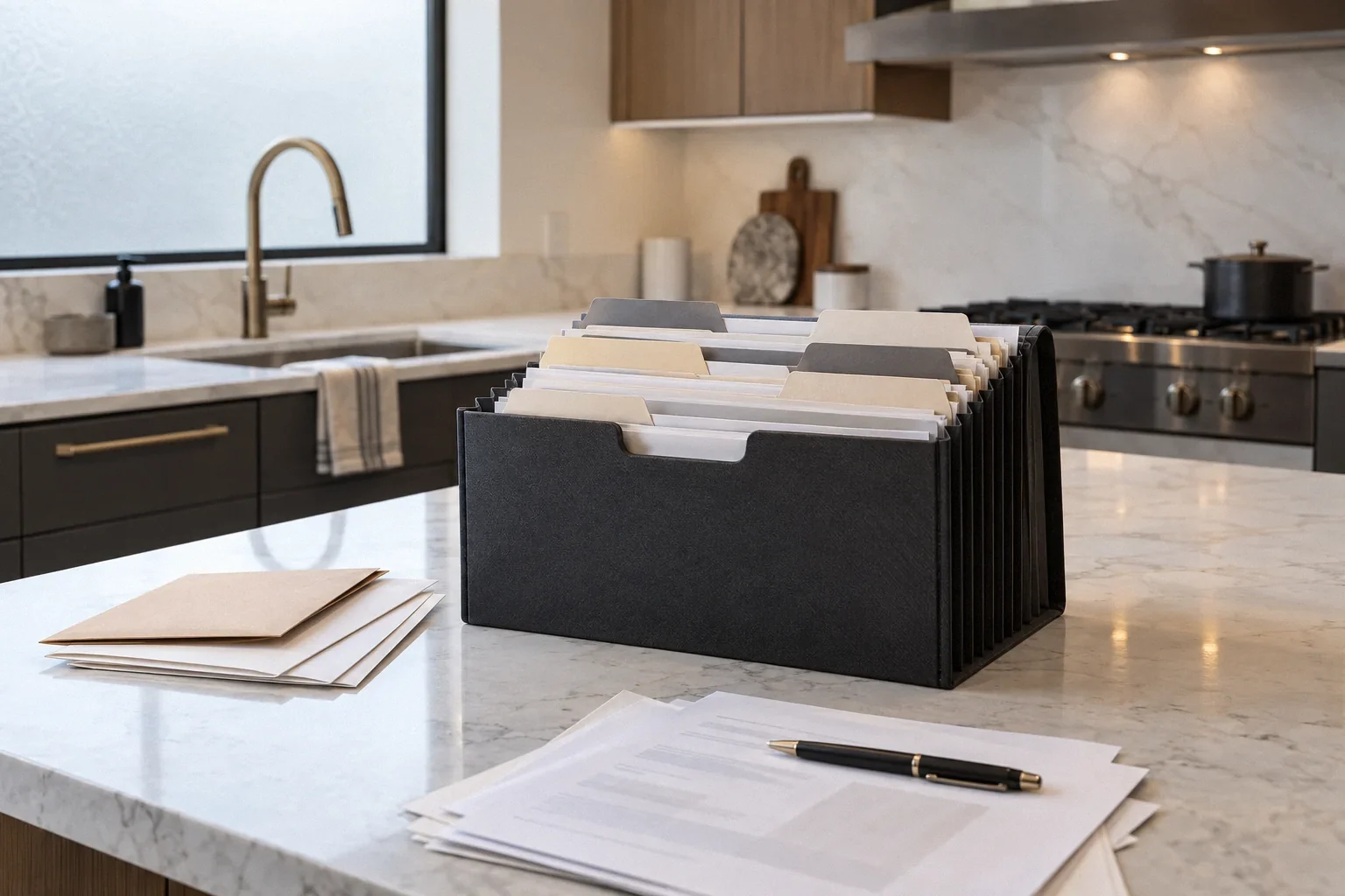 Homeowner's file of preliminary notices and lien releases for a remodel.