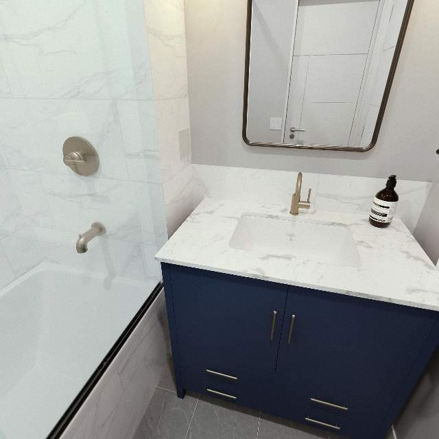 Bathroom interior from the original Made Renovation virtual tour 2