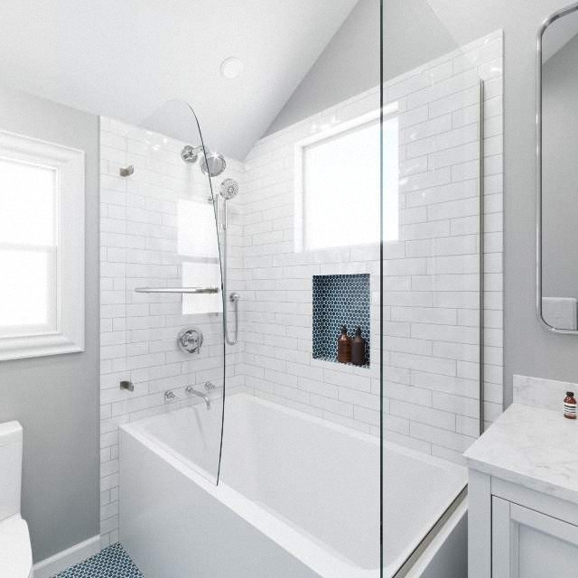 Bathroom interior from the original Made Renovation virtual tour 6
